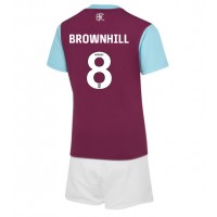 Camiseta Burnley Josh Brownhill #8 Primera Equipación Replica 2024-25 para niños mangas cortas (+ Pantalones cortos)